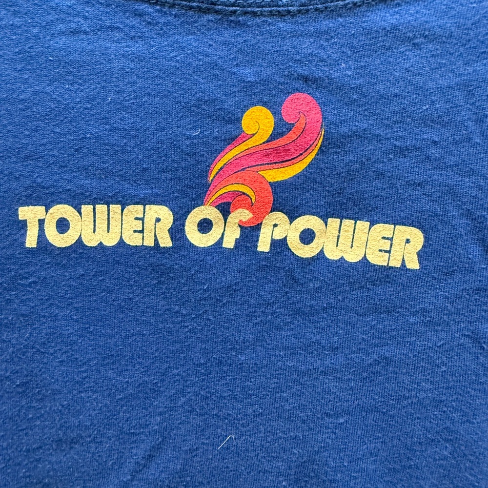 Blue Tower of Power Graphic Tee